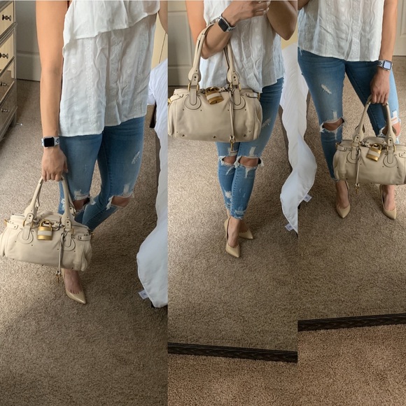 Chloe Handbags - Classic Chloé Paddington Creme Handbag